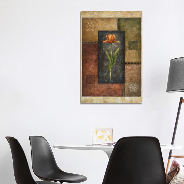 Orange Tulip by Michael Marcon - Wrapped Canvas Gallery-Wrapped Canvas Giclée ClassicLiving Size: 101.6cm H x 66.04cm W x 1.91cm D on Productcaster.