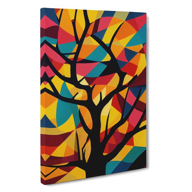 XC1022-4190X Striking Abstract Tree No.1 - Wrapped Canvas Print Marlow Home Co. Size: 76cm H x 50cm W x 3cm D on Productcaster.