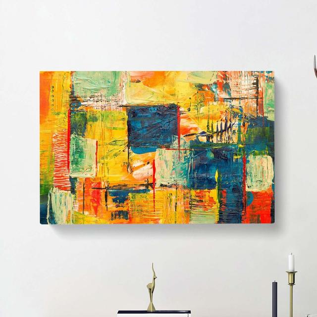 Abstract Art Painting Vol.302 by S.Johnson - Wrapped Canvas Painting Print East Urban Home Size: 40cm H x 60cm W x 3cm D on Productcaster.