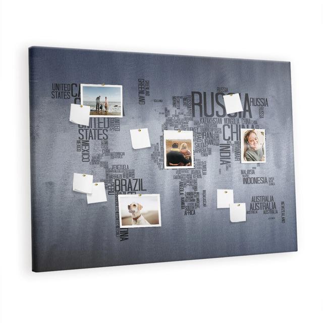 Purlie Wall Mounted Cork Board East Urban Home on Productcaster.