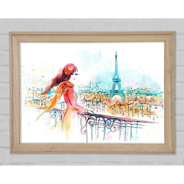 Eiffel Tower Beauty - Single Picture Frame Print Rosalind Wheeler Size: 42cm H x 59.7cm W x 1.5cm D on Productcaster.