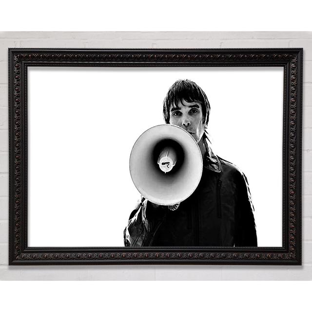 Ian Brown Megaphone Framed Print Bright Star Size: 84.1cm H x 118.9cm W on Productcaster.