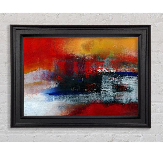 In The Middle Of The Lava River Framed Print Ivy Bronx Size: 29.7cm H x 42cm W on Productcaster.