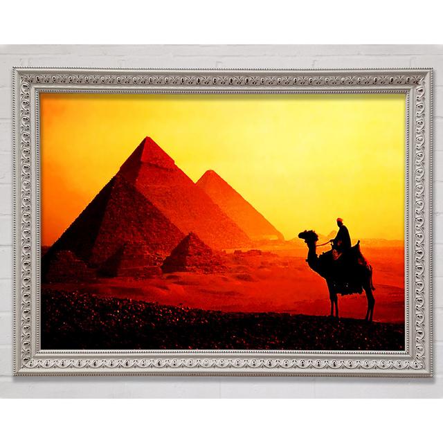 Camel Pyramid Ride - Print Bright Star Size: 42cm H x 59.7cm W x 3cm D on Productcaster.