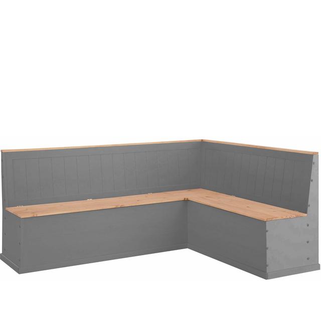 Amira Solid Wood Bench Lark Manor Size: 90cm H x 200cm W x 53cm D on Productcaster.