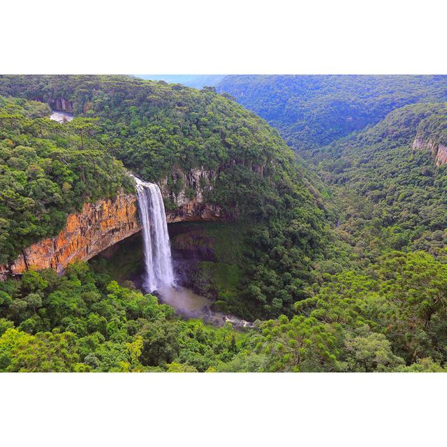 Impressive Caracol Falls by Agustavop - Wrapped Canvas Art Prints Alpen Home Size: 30cm H x 46cm W on Productcaster.