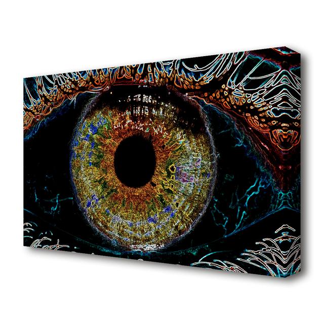 'Eye' Graphic Art Print on Canvas East Urban Home Size: 81.3 cm H x 121.9 cm W on Productcaster.