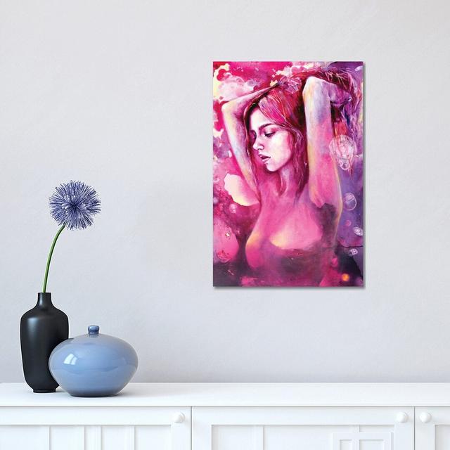 4 O'clock Flowers by Eury Kim - Wrapped Canvas Painting Rosdorf Park Size: 45.72cm H x 30.48cm W x 1.91cm D on Productcaster.