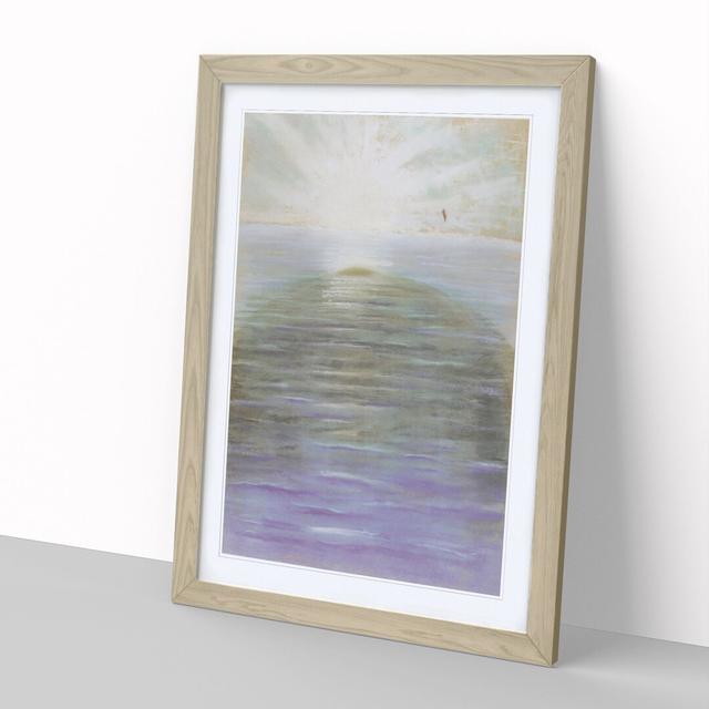 Sunrise by Mikalojus Konstantinas - Picture Frame Painting East Urban Home Frame Option: Oak Framed, Size: 65cm H x 48cm W x 2cm D on Productcaster.