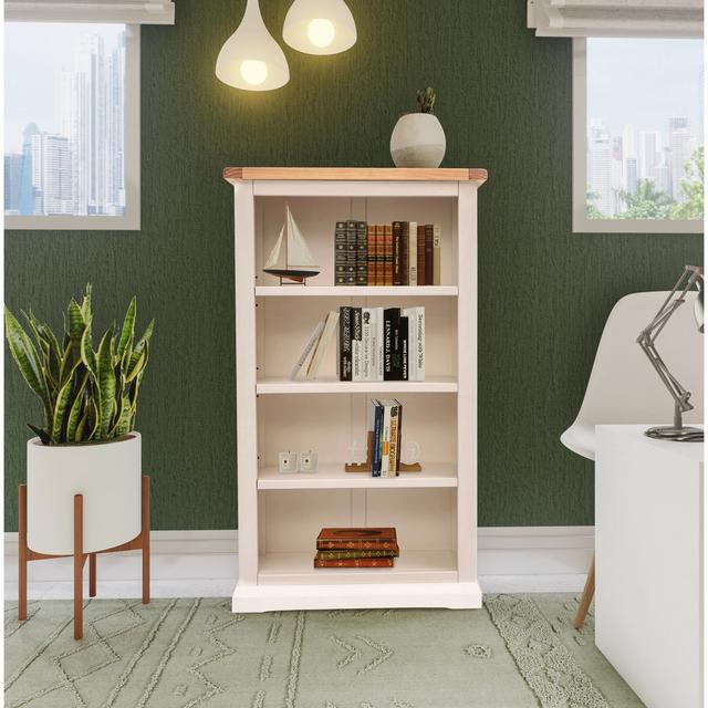 Gisela Bookcase Brambly Cottage Size: 120cm H x 70cm W x 25cm D on Productcaster.