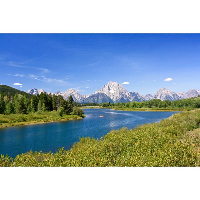 Oxbow Bend by Lawrence Glass - Wrapped Canvas Print 17 Stories Size: 61cm H x 91cm W on Productcaster.