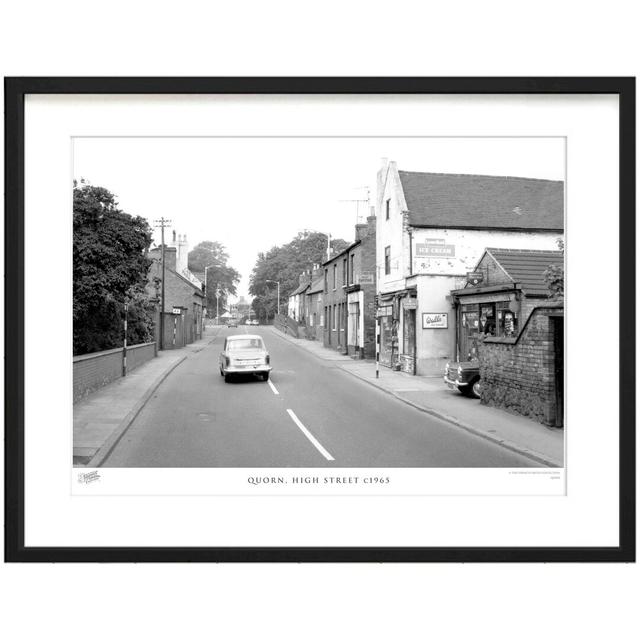 'Quorn, High Street C1965' - Picture Frame Photograph Print on Paper The Francis Frith Collection Size: 63.3cm H x 83.5cm W x 2.3cm D on Productcaster.