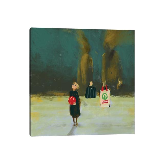 Little Stuff Stuff - Wrapped Canvas Painting Rosalind Wheeler Size: 66.04cm H x 66.04cm W x 3.81cm D on Productcaster.