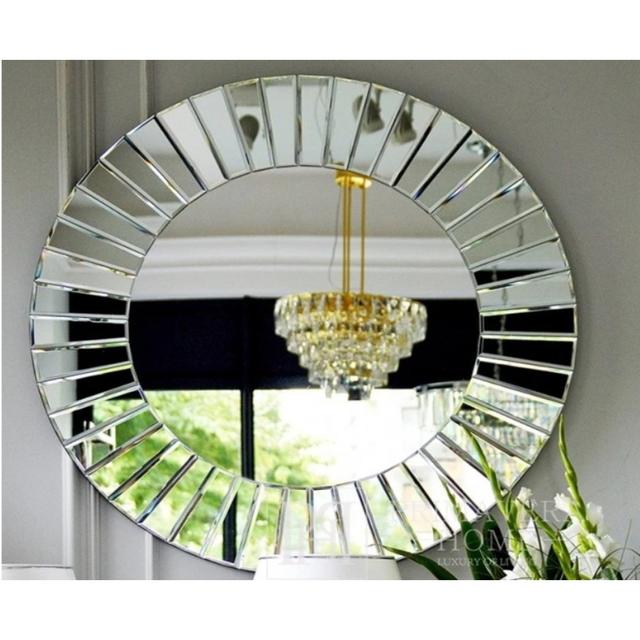 Aeri Round Framed Wall Mounted Accent Mirror in Silver Canora Grey on Productcaster.