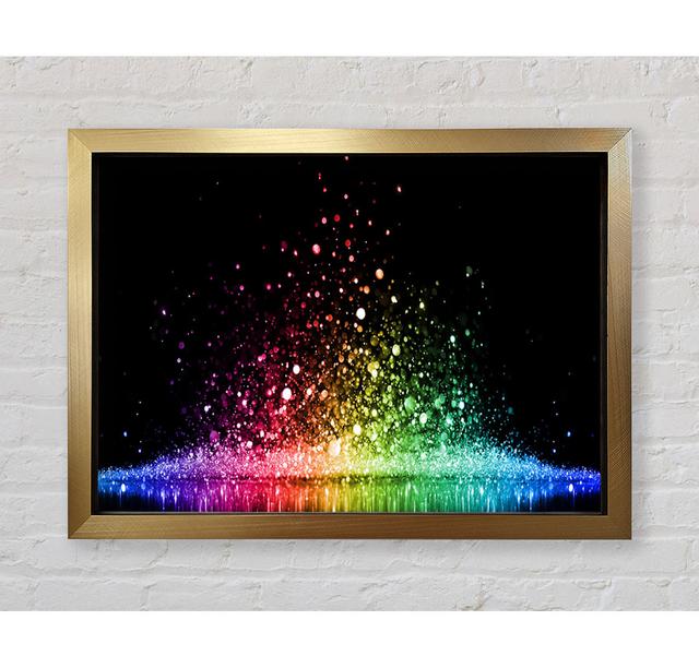 Bouncing Colour Splash Framed Print Bright Star Size: 84.1cm H x 118.9cm W on Productcaster.