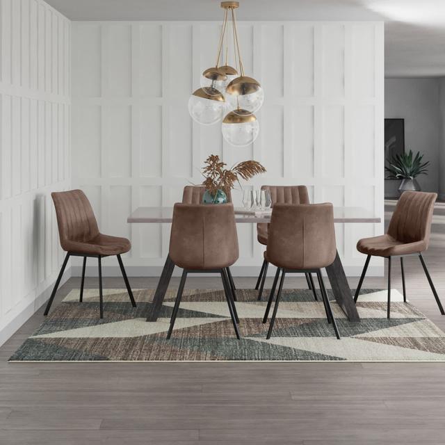 Laperle Dining Set Mercury Row Colour (Chair): Tan on Productcaster.