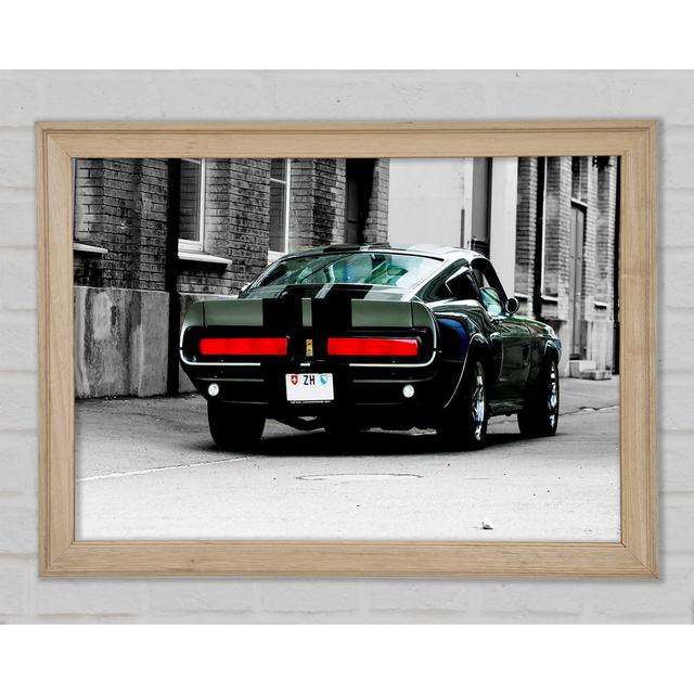 Mustang Shelby Rear - Print Ebern Designs Size: 29.7cm H x 42cm W x 1.5cm D on Productcaster.