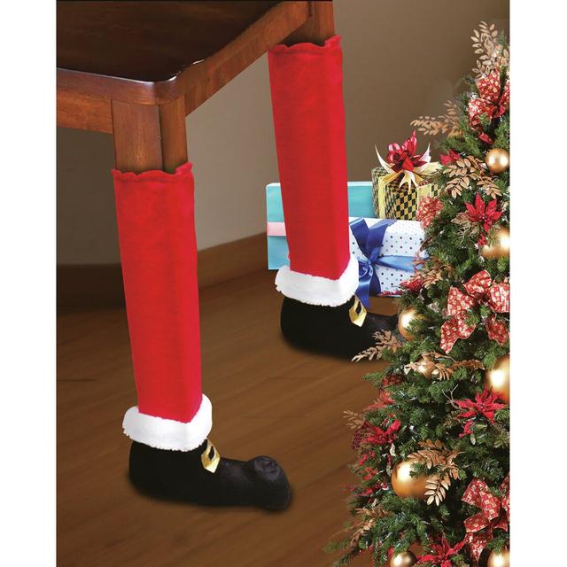 Chair Legs Santas Boots Stocking Set (Set of 4) The Seasonal Aisle on Productcaster.