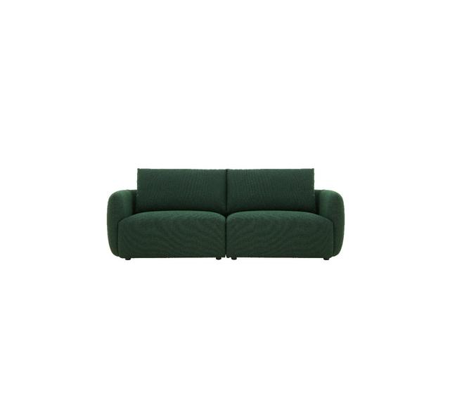 Naydia Sofa & Chaise Ebern Designs Upholstery Colour: Green Boucle on Productcaster.