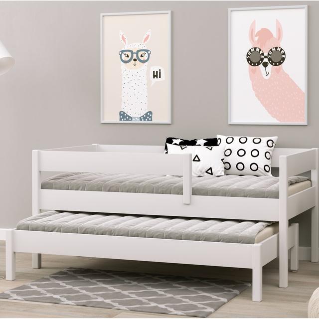 Hansell Bed Frames with Trundle Mack + Milo Size: Cot Bed / Toddler (70 x 140 cm) on Productcaster.