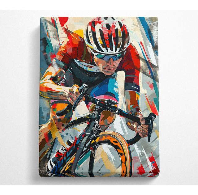 Cycling For Britain - No Frame Art Prints on Canvas ClassicLiving Size: 50.8cm H x 35.6cm W on Productcaster.