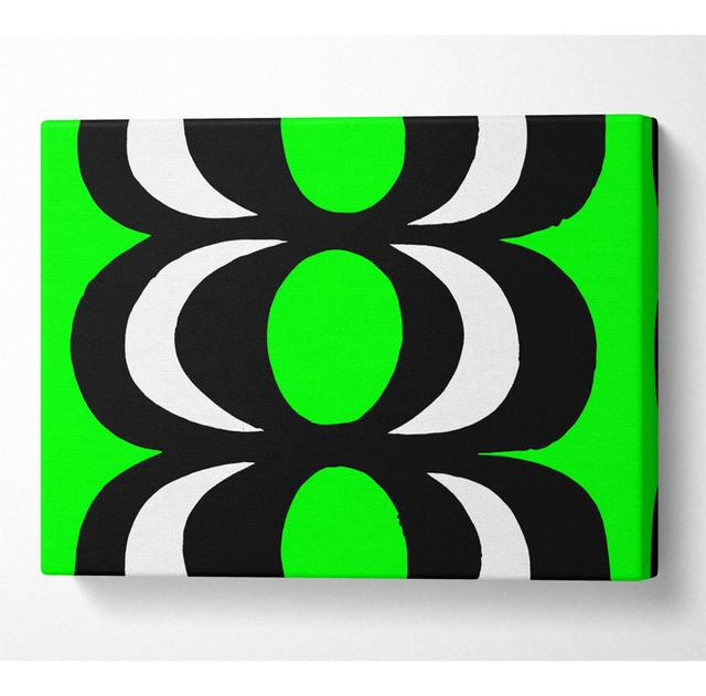 Space In Time Lime Green - Wrapped Canvas Art Prints Latitude Run Size: 35.6cm H x 50.8cm W x 10cm D on Productcaster.