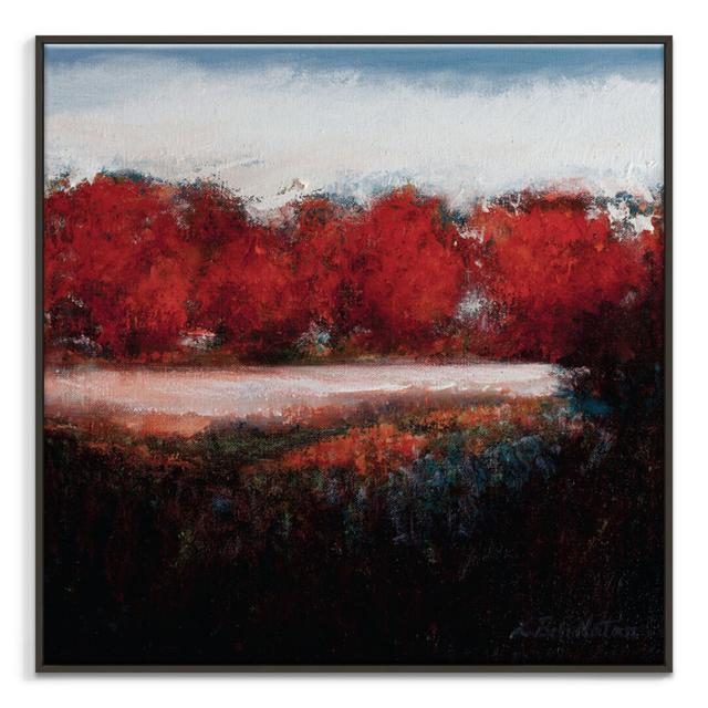 'Autum Show' Framed Art Print on Canvas East Urban Home Frame Options: Black, Size: 102cm H x 102cm W on Productcaster.