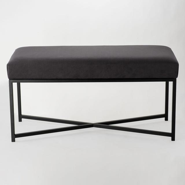 Firoz Upholstered Bench Ebern Designs Size: H50 x W80 x D40cm on Productcaster.