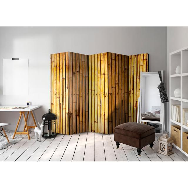 225cm W x 172cm H 5 - Panel One Sided Room Divider Folding Room Divider East Urban Home on Productcaster.