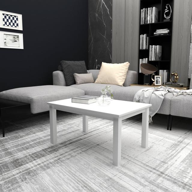 Elexius Coffee Table Ebern Designs Size: 44.8(cm)H x 90(cm)W x 60(cm)D, Colour: White on Productcaster.