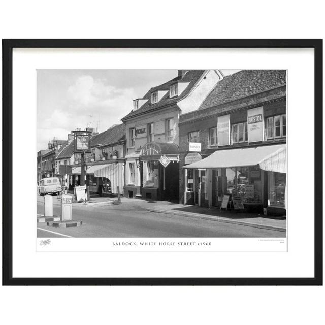 Baldock, White Horse Street C1960 - Single Picture Frame Print The Francis Frith Collection Size: 45cm H x 60cm W x 2.3cm D on Productcaster.