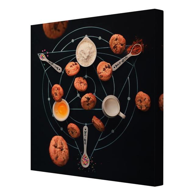 'Alchemy of Baking' - Wrapped Canvas Graphic Art Print East Urban Home Size: 40cm H x 40cm W x 2cm D on Productcaster.