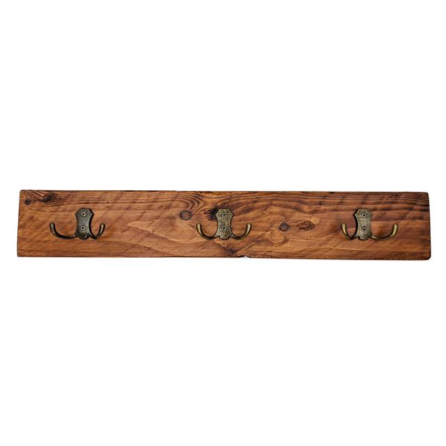 Handmade Wooden Coat Rack BK24-04 Light Oak Alpen Home on Productcaster.