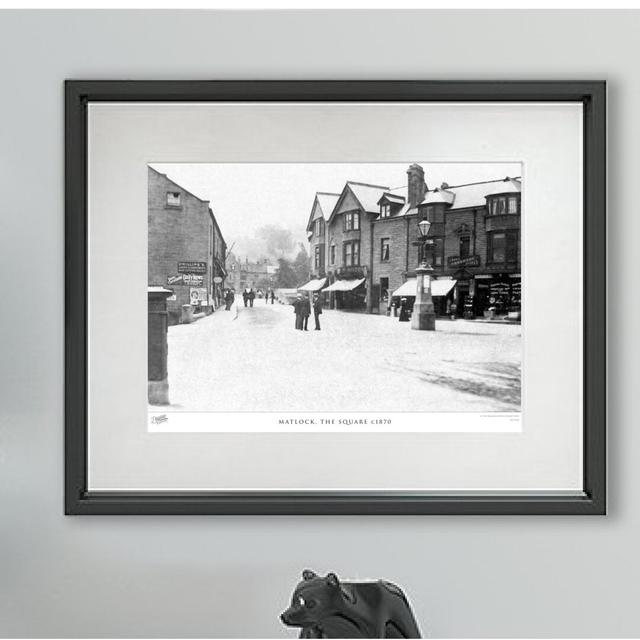 Matlock, the Square C1870' - Picture Frame Photograph Print on Paper The Francis Frith Collection Size: 40cm H x 50cm W x 2.3cm D on Productcaster.