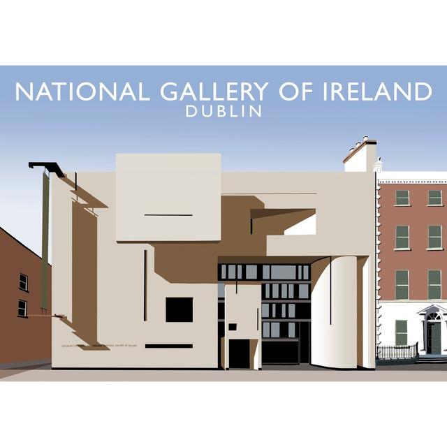 National Gallery of Ireland by Richard O'Neil - Graphic Art Print on Paper East Urban Home Format: No Frame, Size: 40 cm H x 50 cm W x 1 cm D on Productcaster.