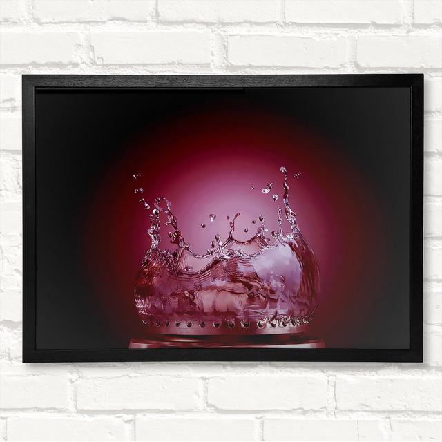 Flames Of Water Mulberry Framed Print Ivy Bronx Size: 29.7cm H x 42cm W on Productcaster.