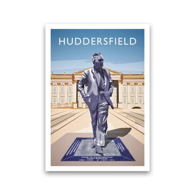 Huddersfield Portrait by Richard O'Neill - Print Corrigan Studio Size: 42cm H x 30cm W x 1cm D, Format: Unframed on Productcaster.