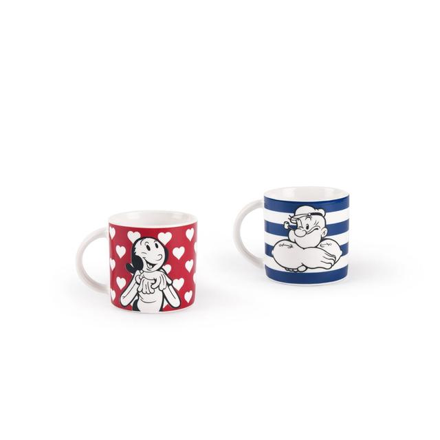 2-tlg. Kaffeetassen-Set Popeye & Olivia (Set of 2) Excelsa on Productcaster.