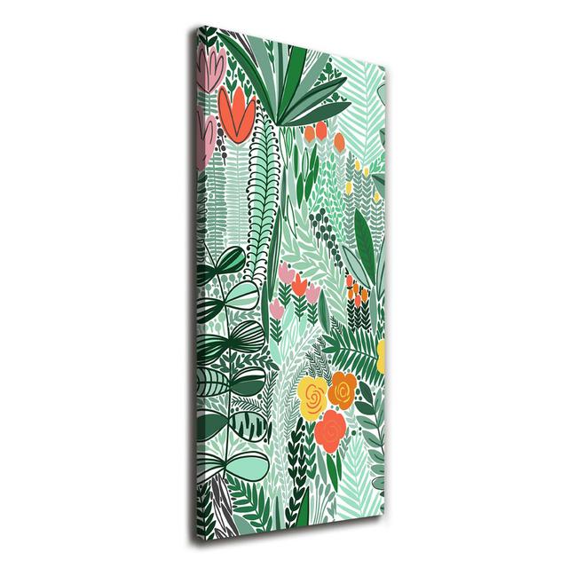 Tropical Flowers - Wrapped Canvas Art Prints Ophelia & Co. on Productcaster.