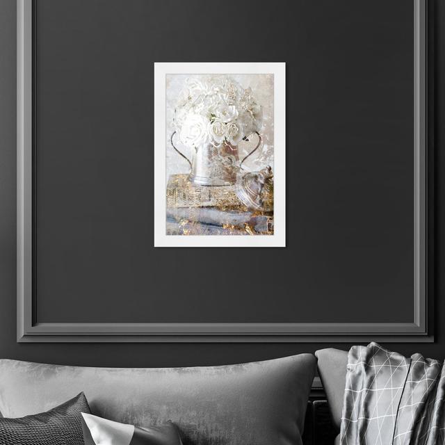 Floral and Botanical Romantic Roses by Oliver Gal - Graphic Art Oliver Gal Size: 38.1cm H x 25.4cm W, Frame Colour: White Framed on Productcaster.