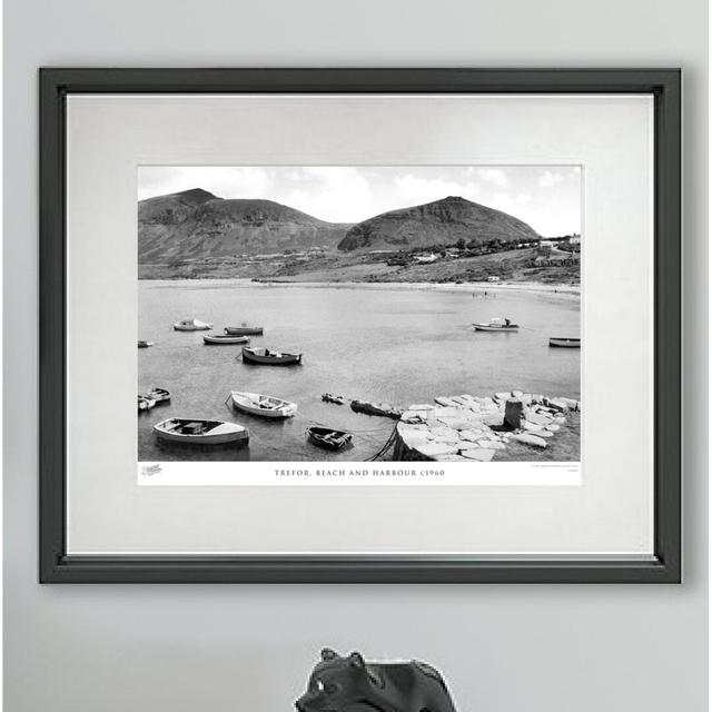 Trefor, Beach And Harbour C1960 by Francis Frith - Single Picture Frame Print The Francis Frith Collection Size: 45cm H x 60cm W x 2.3cm D on Productcaster.