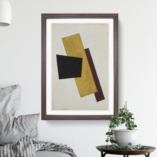 Composition Vol.6 by Lyubov Popova - Picture Frame Graphic Art East Urban Home Size: 36cm H x 27cm W x 2cm D, Frame Option: Walnut Framed on Productcaster.