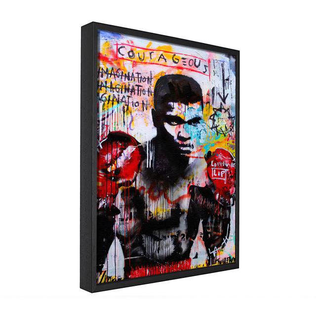 Ali Boxing - Single Picture Frame Art Prints on Canvas Bright Star Size: 142.2cm H x 101.6cm W x 10cm D on Productcaster.