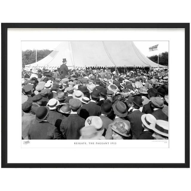 'Reigate, the Pageant 1913' by Francis Frith - Picture Frame Photograph Print on Paper The Francis Frith Collection Size: 40cm H x 50cm W x 2.3cm D on Productcaster.