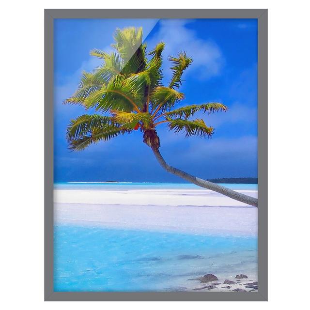 Tropical Dream - Picture Frame Graphic Art Bay Isle Home Frame Option: Grey Framed, Size: 55cm H x 40cm W x 2cm D on Productcaster.