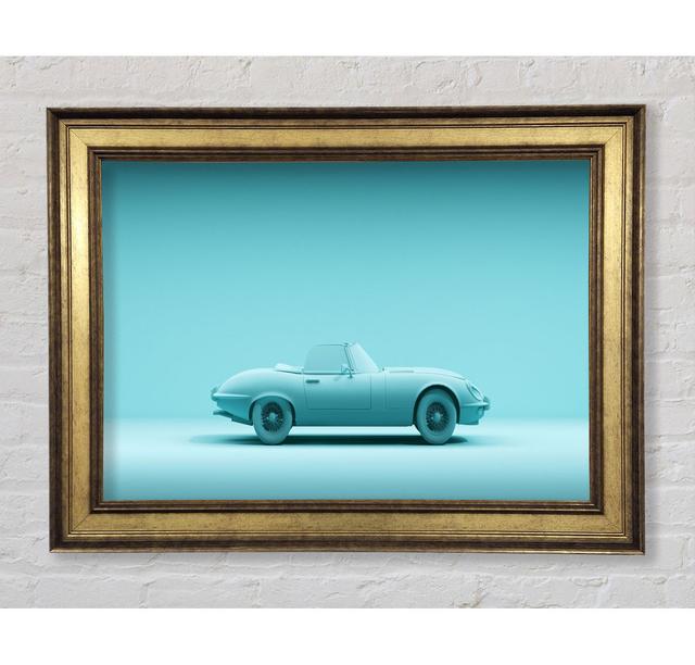 E-Type Jaguar Classic - Single Picture Frame Art Prints Bright Star Size: 100cm H x 141.4cm W x 8cm D on Productcaster.