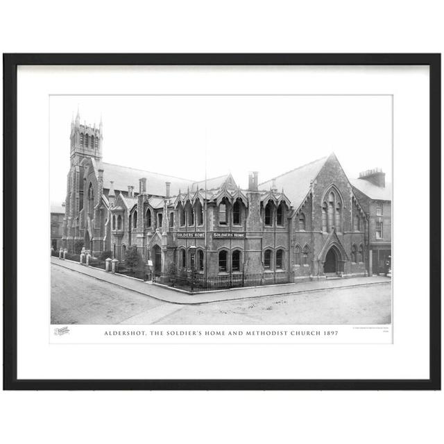 'Aldershot, the Soldier's Home and Methodist Church 1897' by Francis Frith - Picture Frame Photograph Print on Paper The Francis Frith Collection Size on Productcaster.