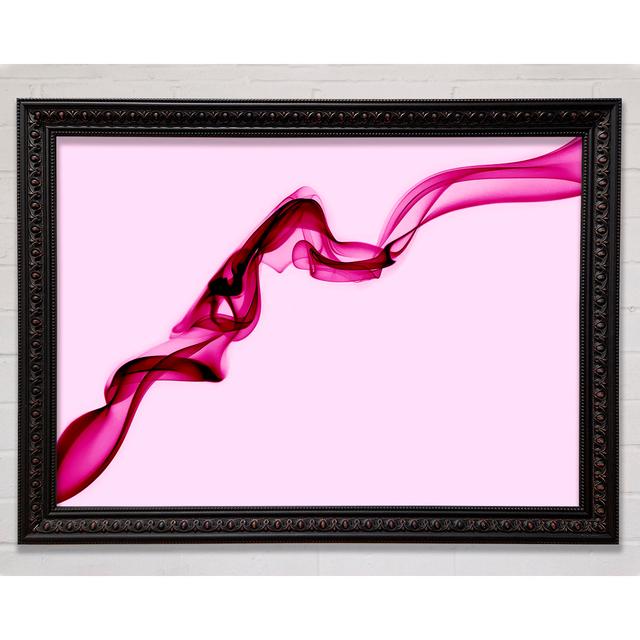 Baby Pink Silk Framed Print Bright Star Size: 59.7cm H x 84.1cm W x 3cm D on Productcaster.