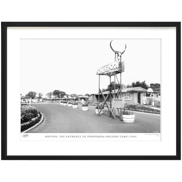 Hopton, The Entrance To Ponderosa Holiday Camp C1965 by Francis Frith - Single Picture Frame Print The Francis Frith Collection Size: 28cm H x 36cm W on Productcaster.