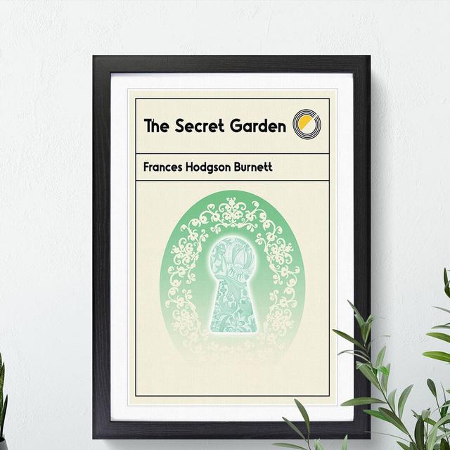 Book Cover the Secret Garden Frances Hodgson Burnett - Picture Frame Graphic Art East Urban Home Frame Option: Black, Size: 36cm H x 27cm W x 2cm D on Productcaster.